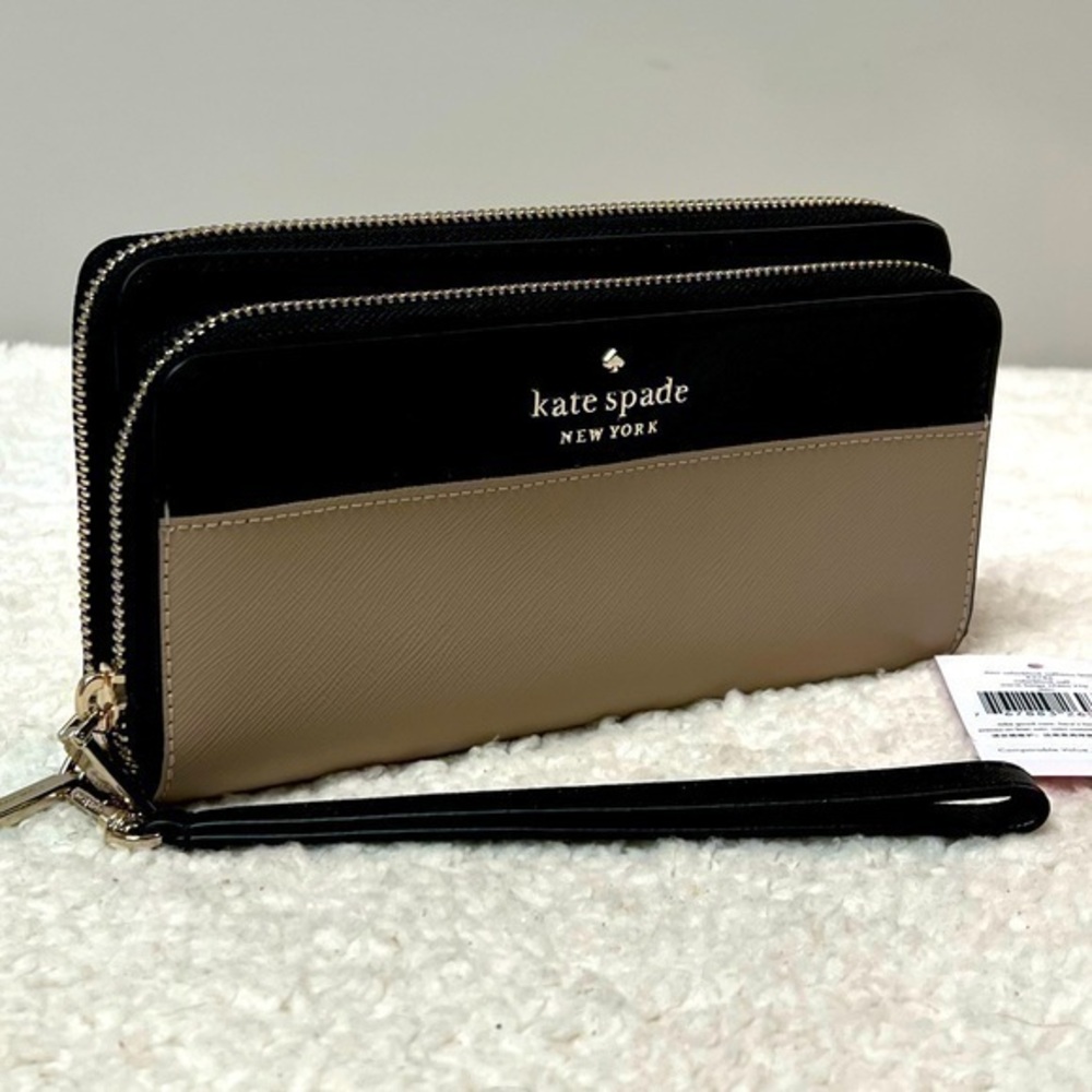 🥳HP Kate Spade Staci Colorblock Large Carryall Wristlet